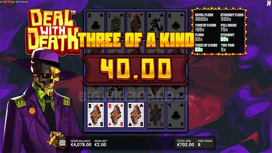 Craps table with dice in mid-air